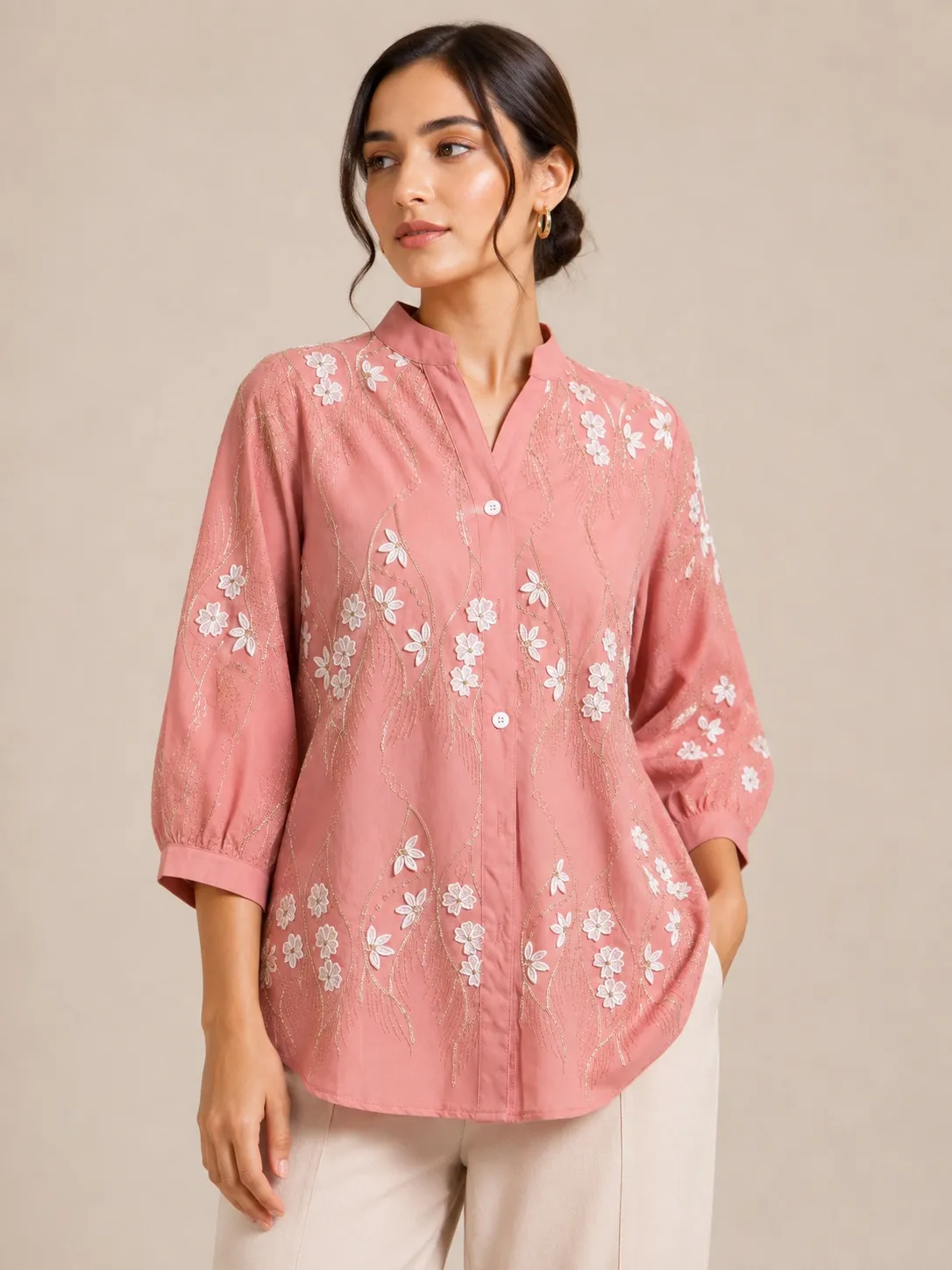 Pink shirt