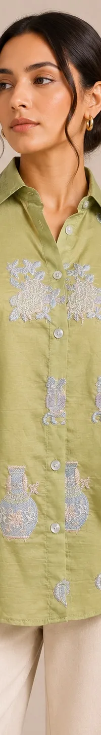 Embroidery shirt — view 1 of 2