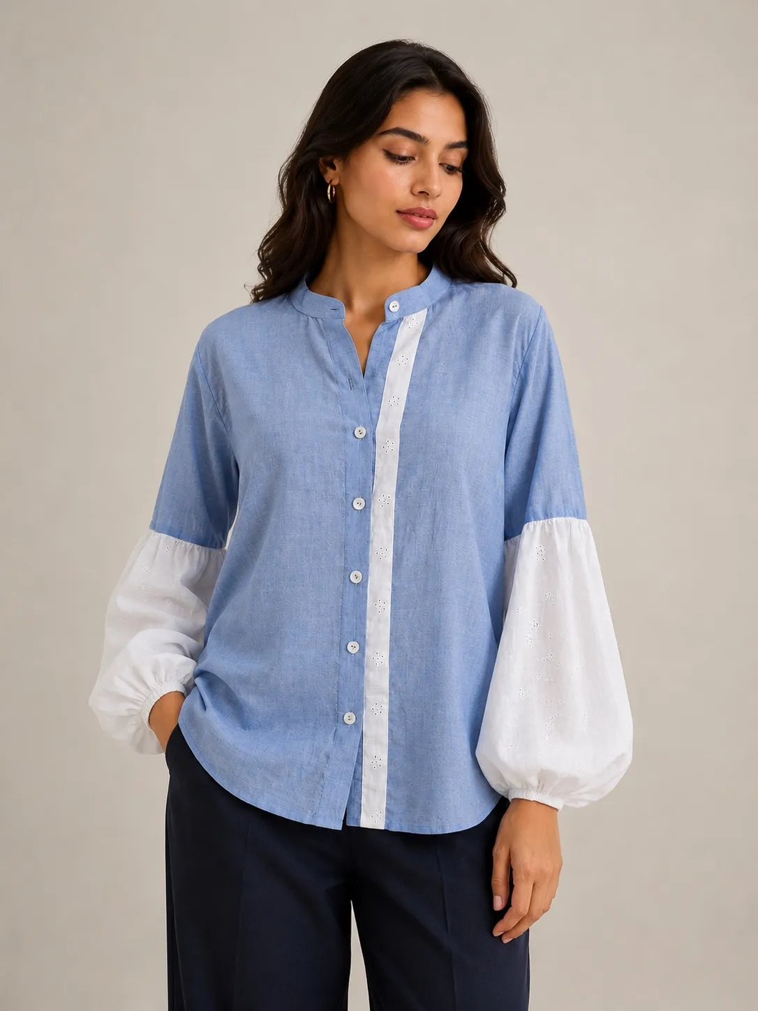 Puff sleeve shirt