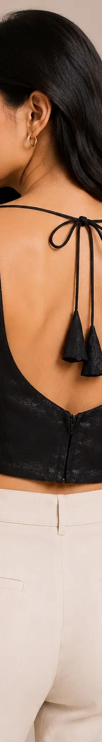 Black blouse — view 2 of 2