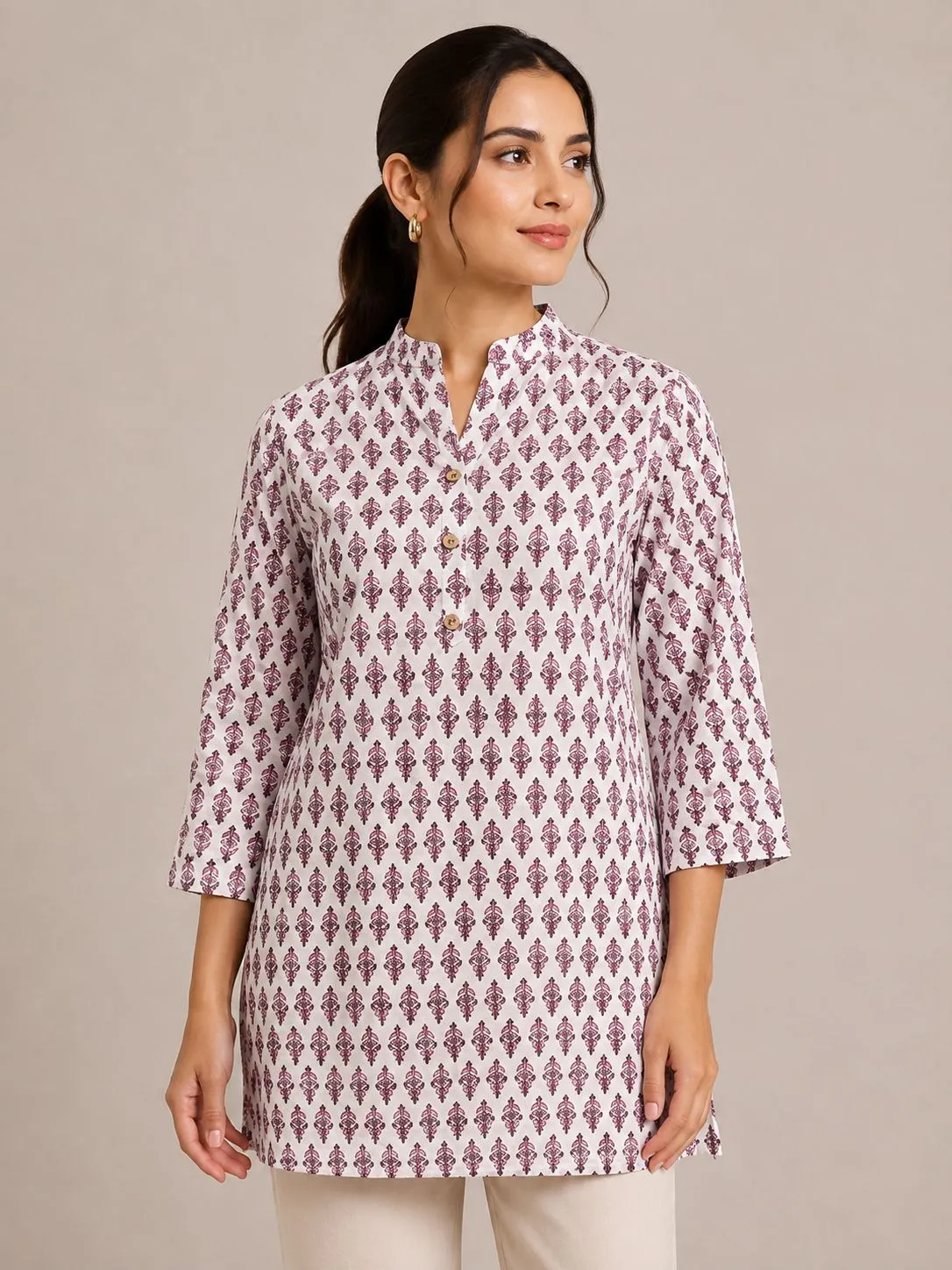 printed short kurti