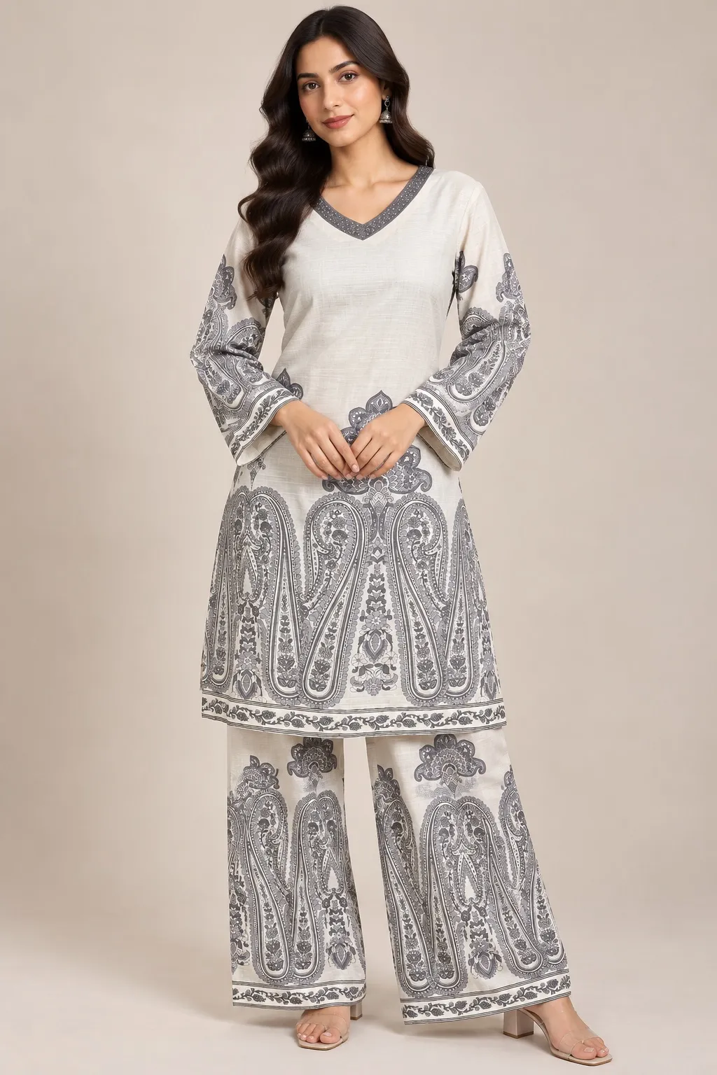 White print