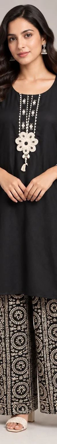 Black asymmetrical — view 1 of 2