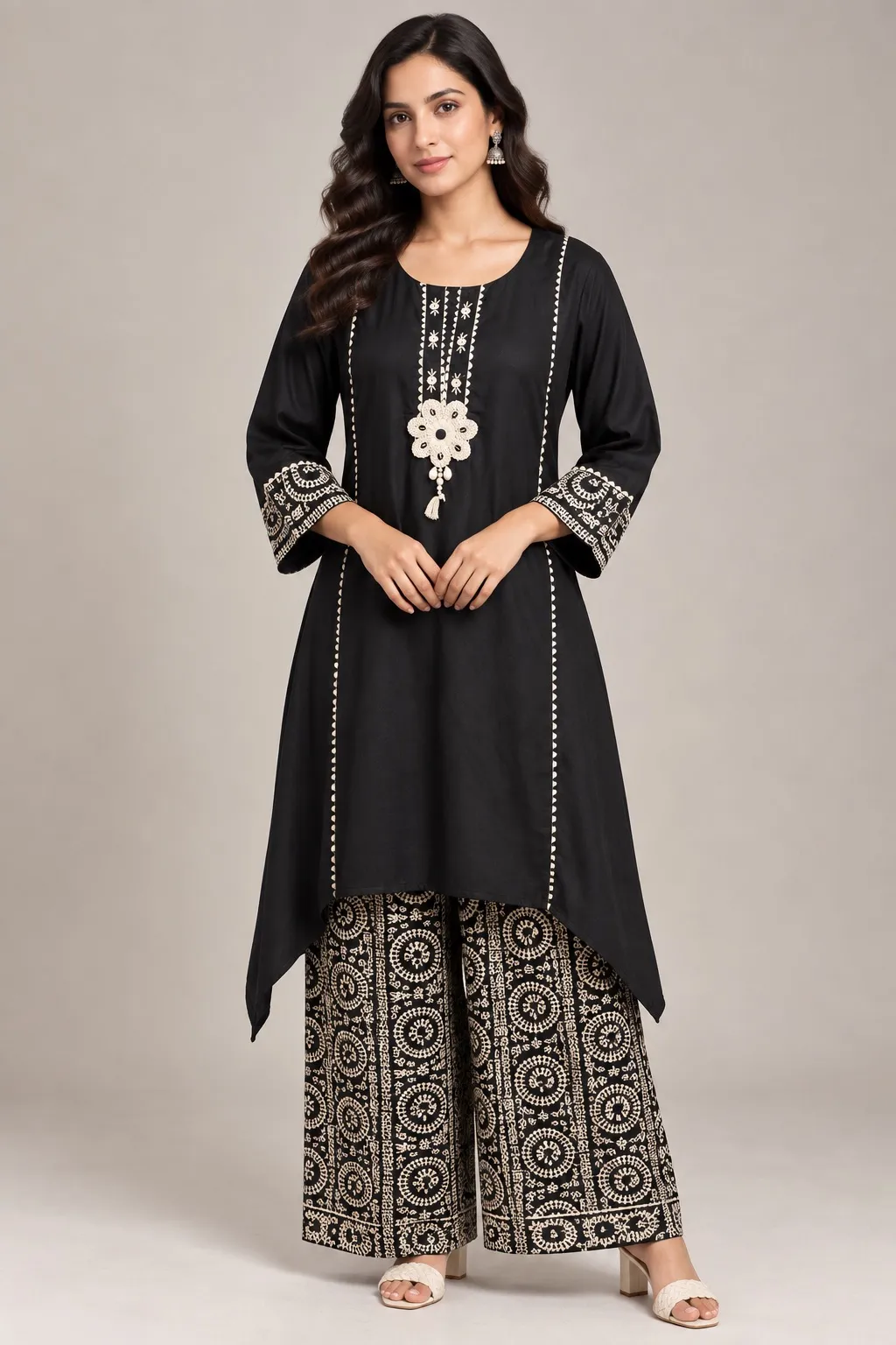 Black asymmetrical