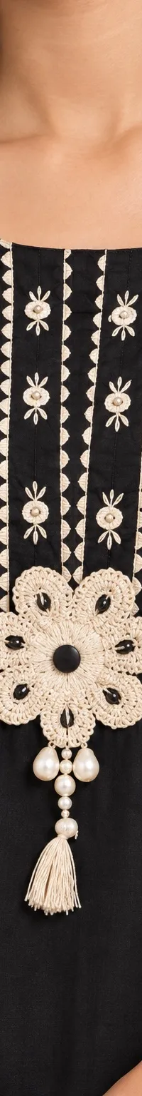 Black asymmetrical — view 2 of 2