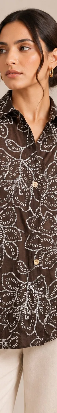 Brown applique — view 1 of 2