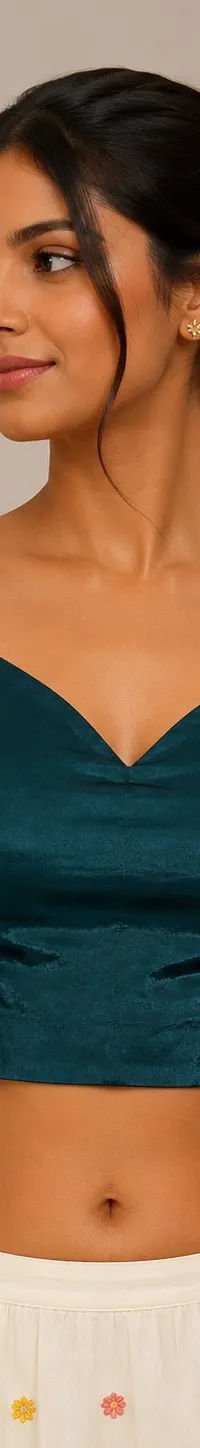 Green blouse — view 1 of 2