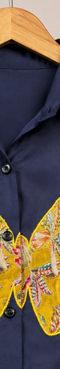 Butterfly patch shirt — view 3 of 3