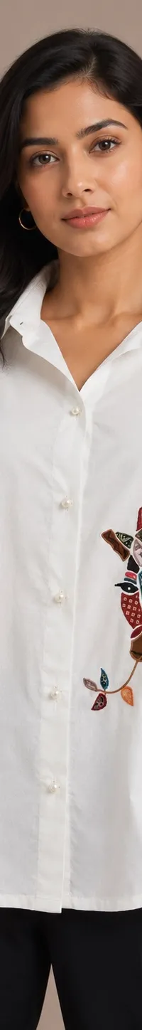 Giraffe patchwork shirt — view 1 of 2