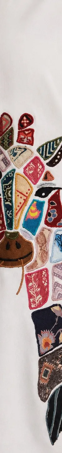 Giraffe patchwork shirt — view 2 of 2