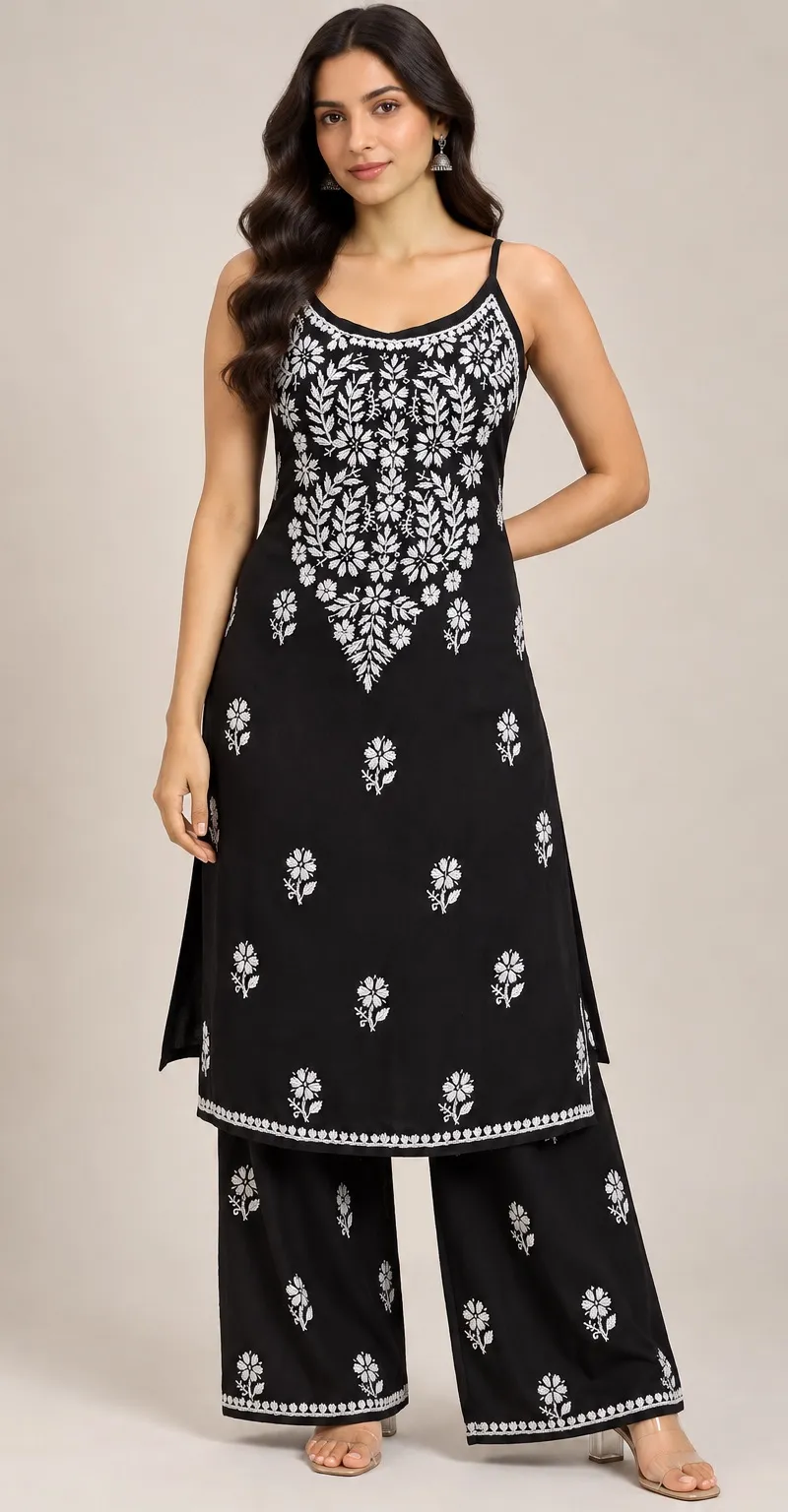 Black sleeveless