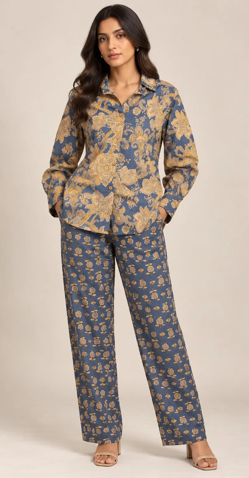 Paisley printed