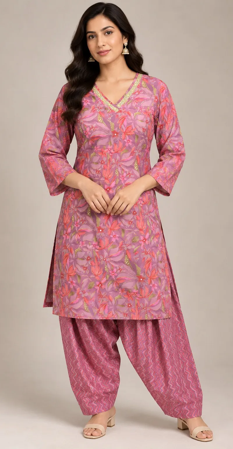 Printed salwar