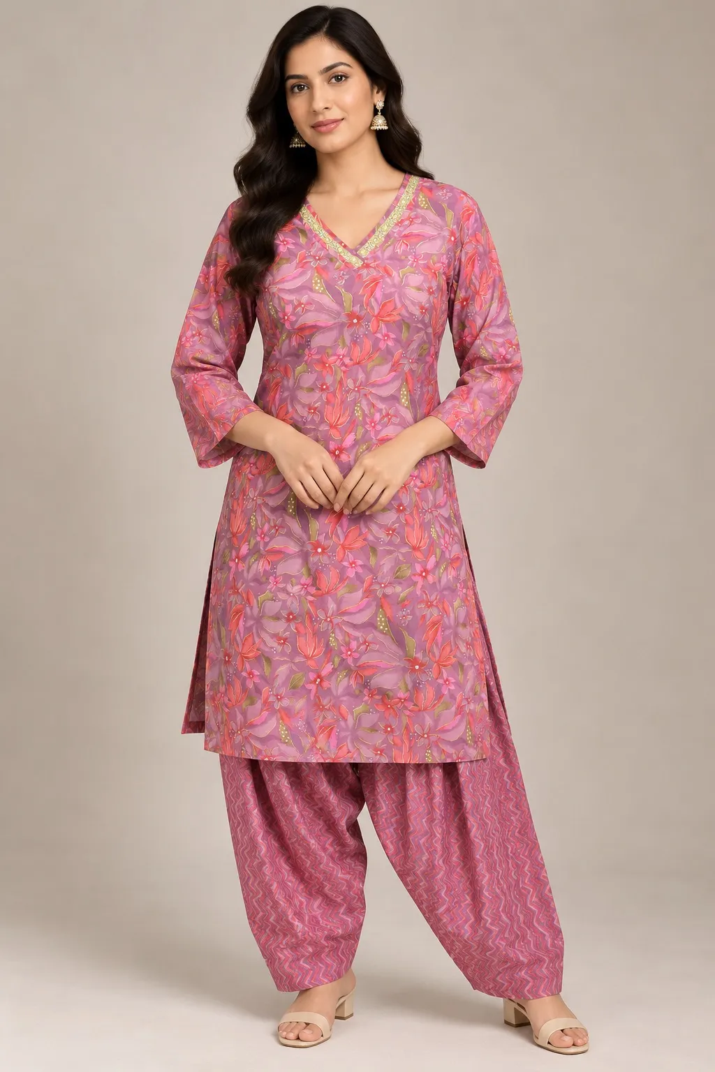 Printed salwar