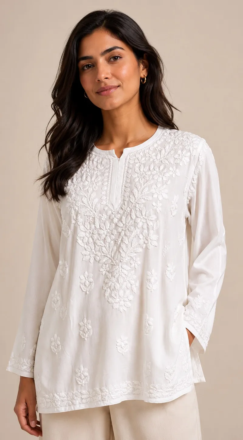 White kurti